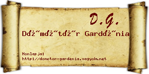 Dömötör Gardénia névjegykártya